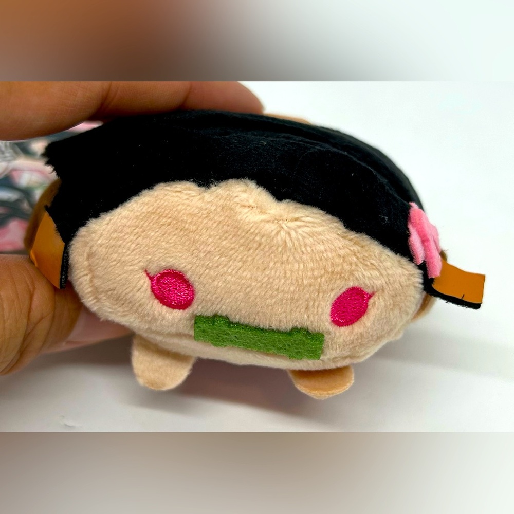 Demon Slayer Nezuko Kamado Character Mascot Tsum Tsum Style Plush, NWT.